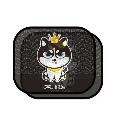 Pare Soleil Voiture Bébé – Lot de 2 Carrés Mignons à Fixation Statique