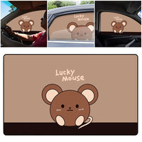 Pare Soleil Voiture Bébé Magnétique Souris Mignonne - 