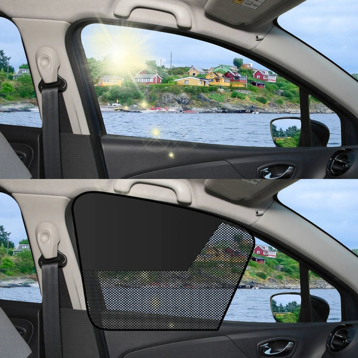 Pare Soleil Voiture Magnétique Opaque & Maille - 