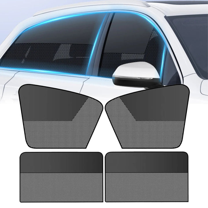 Pare Soleil Voiture Magnétique Opaque & Maille - 