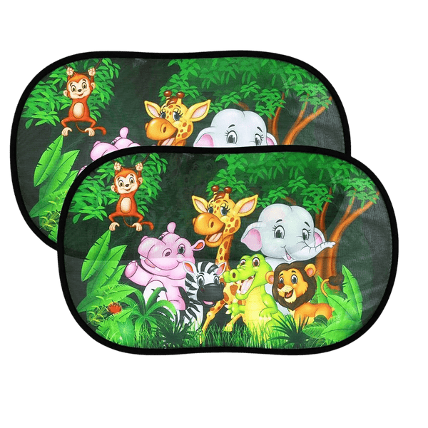 Pare Soleil Voiture pour Bébé – Lot de 2 Rideaux Électrostatiques - 