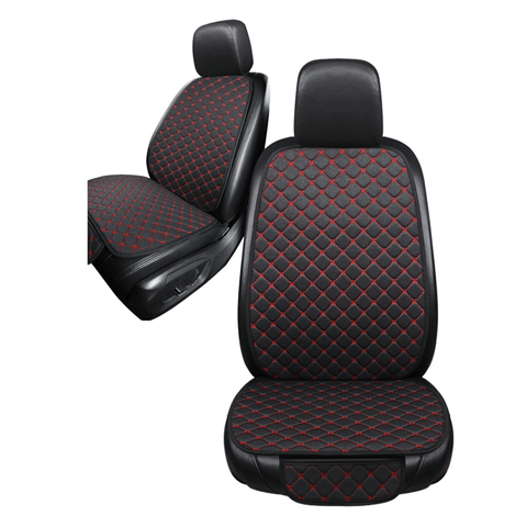 Protection Siège Voiture Housse en Lin – Lot 2 Housses Avant