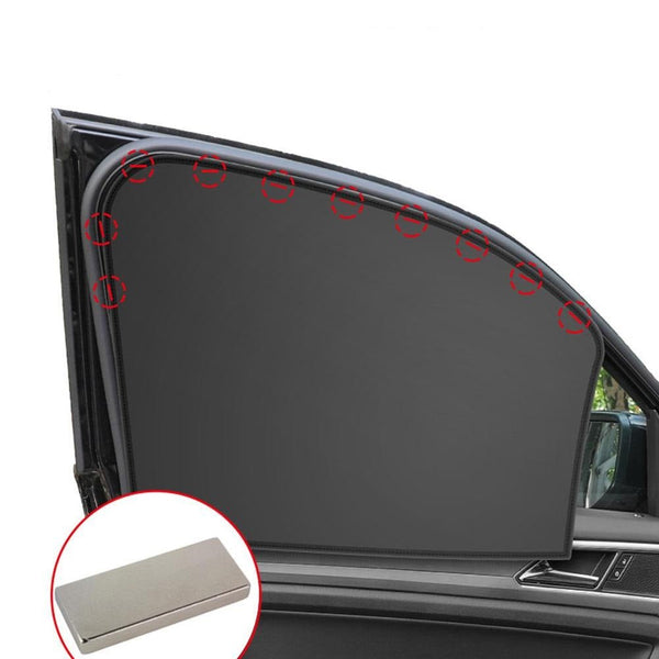 Rideau Voiture Magnétique Protection UV Fenêtre - 0