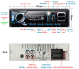 Poste Radio Voiture Multifonction Lecteur MP3 Bluetooth USB
