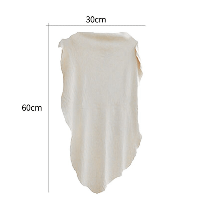 Serviette Peau de Chamois Naturel Nettoyage Doux - 0