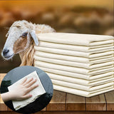 Serviette Peau de Chamois Naturel Nettoyage Doux - 0