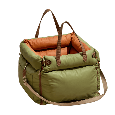 Coussin Siège Auto pour Chien Cocon de Luxe Rembourré et Portable