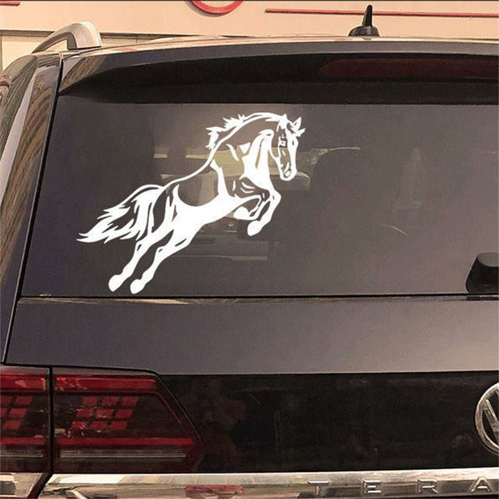 Sticker Autocollant Voiture Cheval Majestueux - 0