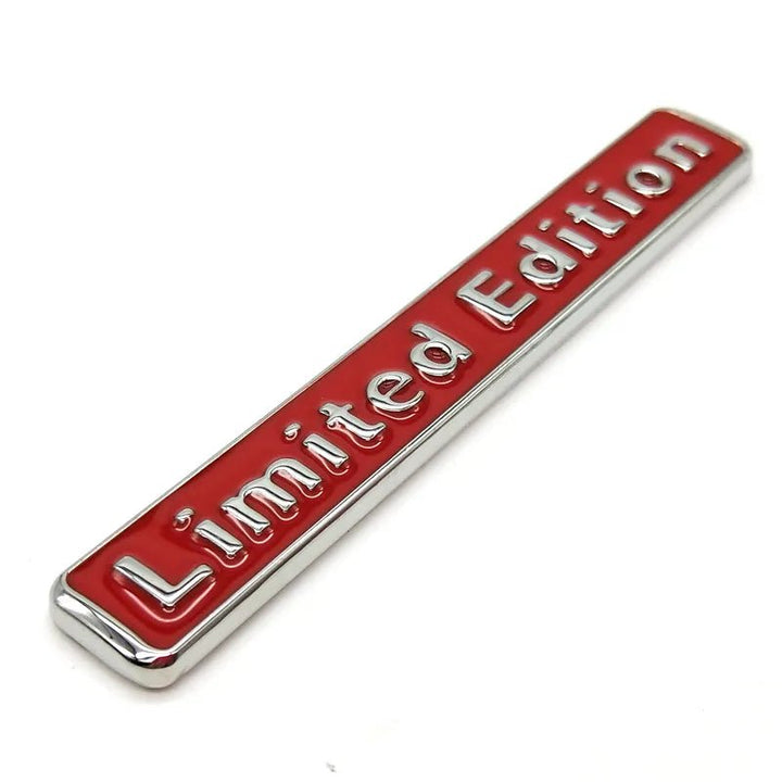Sticker Personnalisé Voiture Limited Edition - 