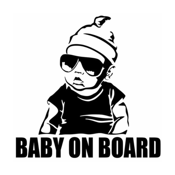 Sticker Voiture Fashion Baby On Board - 0