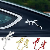 Sticker Voiture Lézard 3D Métal - 