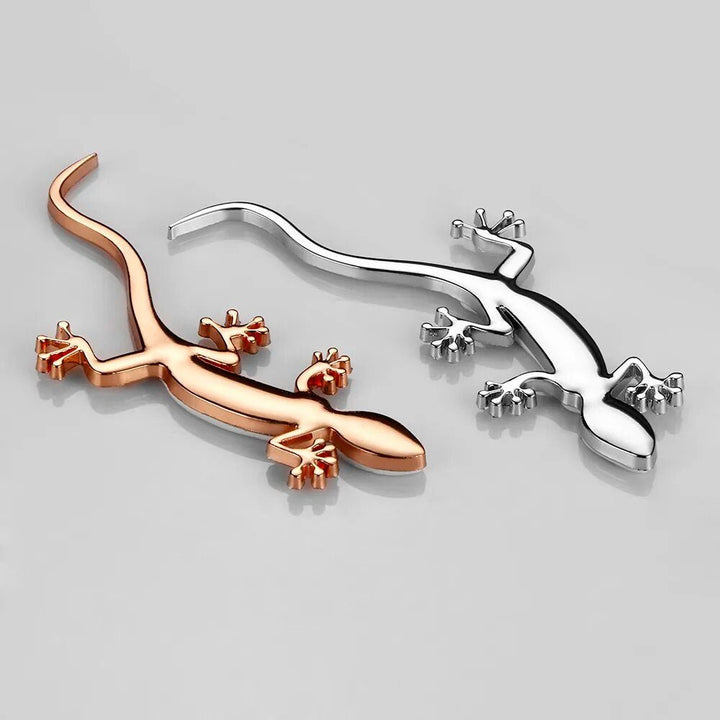 Sticker Voiture Lézard 3D Métal - 