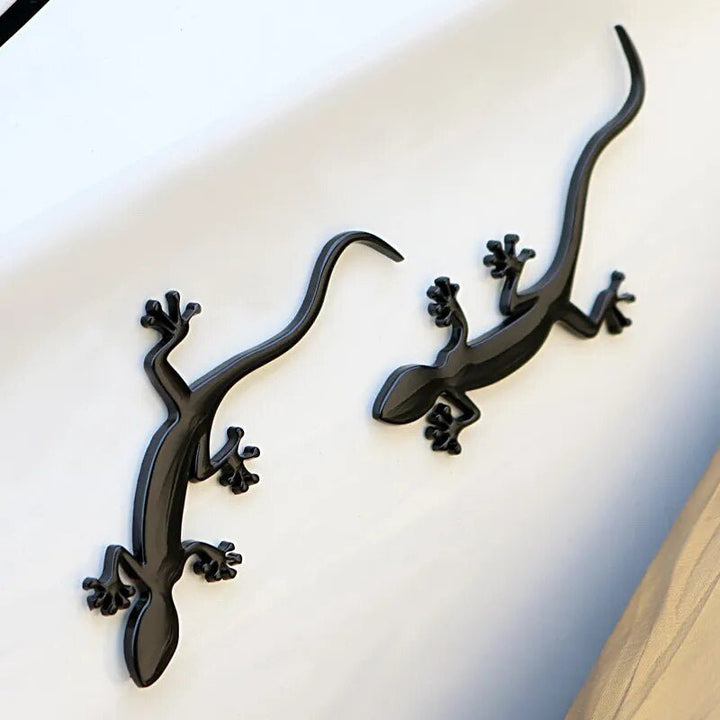 Sticker Voiture Lézard 3D Métal - 
