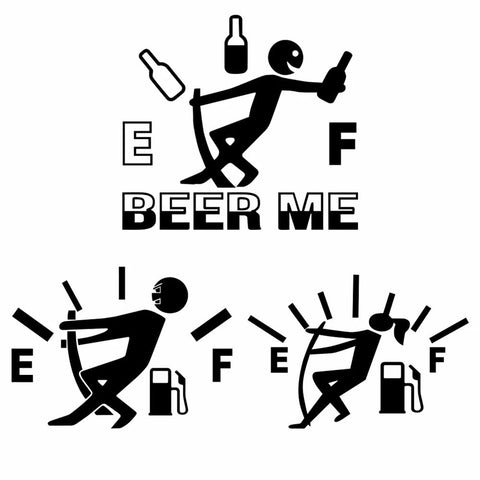 Stickers Fun Trappe à Carburant Voiture