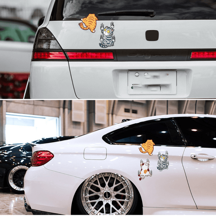 Stickers pour Voiture Chats Mignons Créatifs - 0