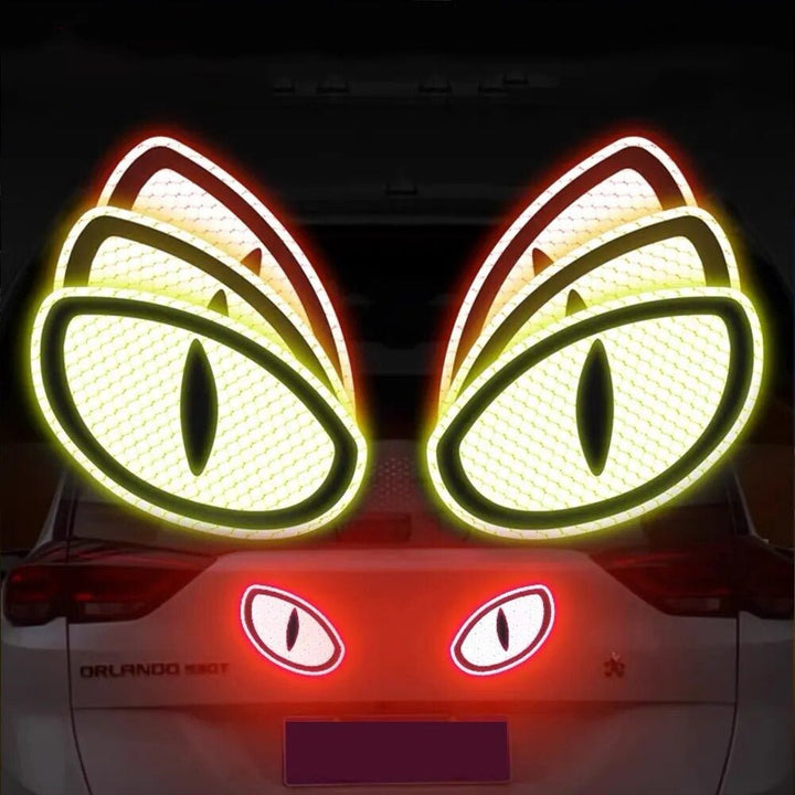 Stickers Réfléchissants Yeux de Félins - 