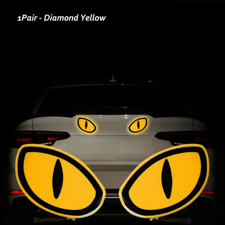 Stickers Réfléchissants Yeux de Félins - 