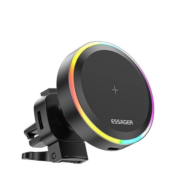 Support Chargeur Voiture Aimanté Lumineux - 0