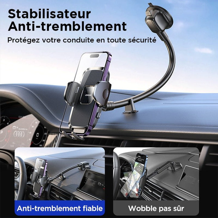 Support Smartphone Voiture Bras Long Flexible - 