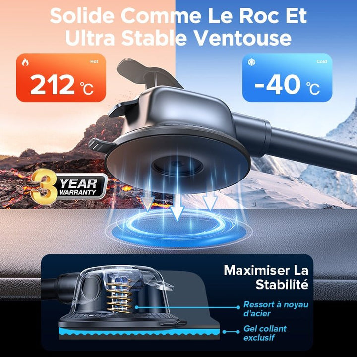 Support Smartphone Voiture Bras Long Flexible - 