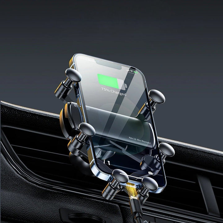Support Téléphone à Gravité - 6 points de Verrouillage - 