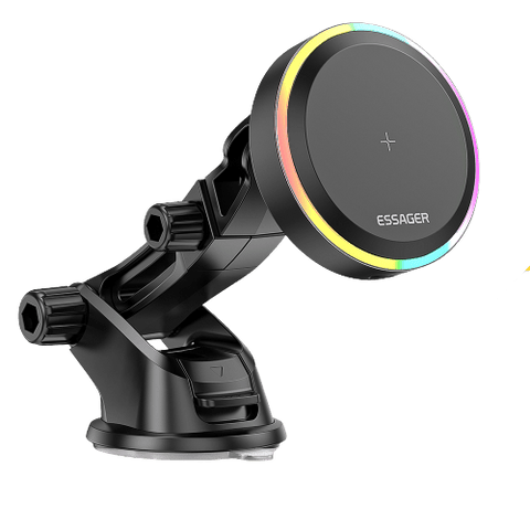 Support Téléphone Voiture Induction Lumineux