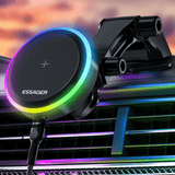 Support Téléphone Voiture Induction Lumineux - 