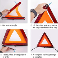 Triangle de Sécurité Réfléchissant Voiture - 0