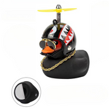 Figurine Canard Pilote Caoutchouc Jouet Voiture