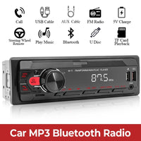 Poste Radio Bluetooth Voiture Switch LED