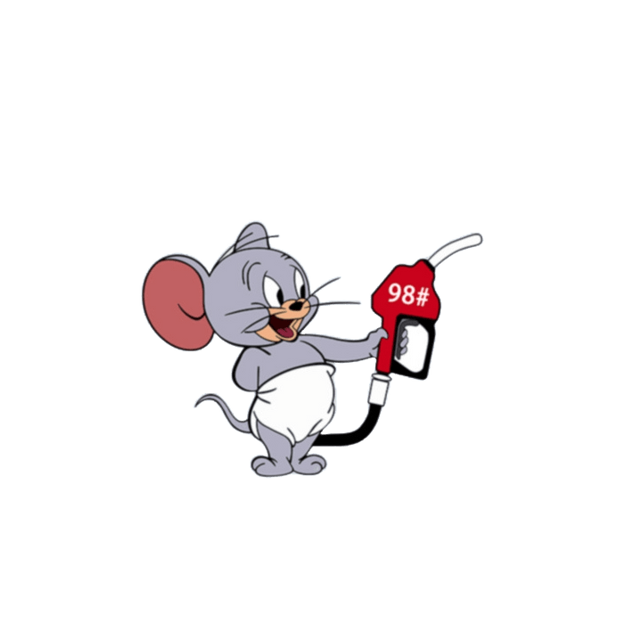 Autocollant Tom et Jerry Carburant Voiture - 