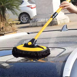Balai Brosse Incurvé de Nettoyage en Tissu Chenille - 