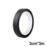 Bande Carbone Noir Protection Seuil de Porte Voiture - 0
