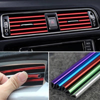 Bande Décorative Effet LED Sortie d'Air Voiture - 0