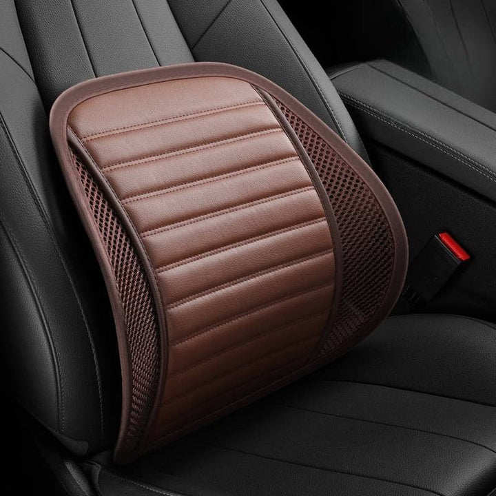 Coussin Soutien Dos Lombaire Cuir Voiture - 0