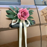 Décoration Voiture de Mariée Fleur Ornementale - 0