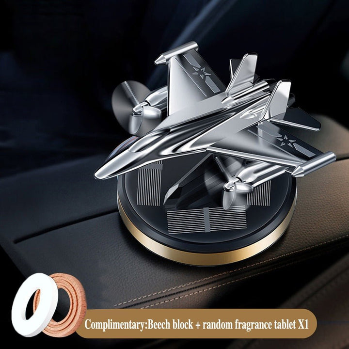 Diffuseur d'Air Solaire Voiture - Avion de chasse - 0