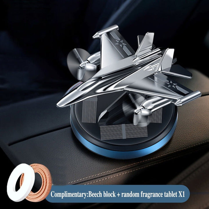 Diffuseur d'Air Solaire Voiture - Avion de chasse - 0