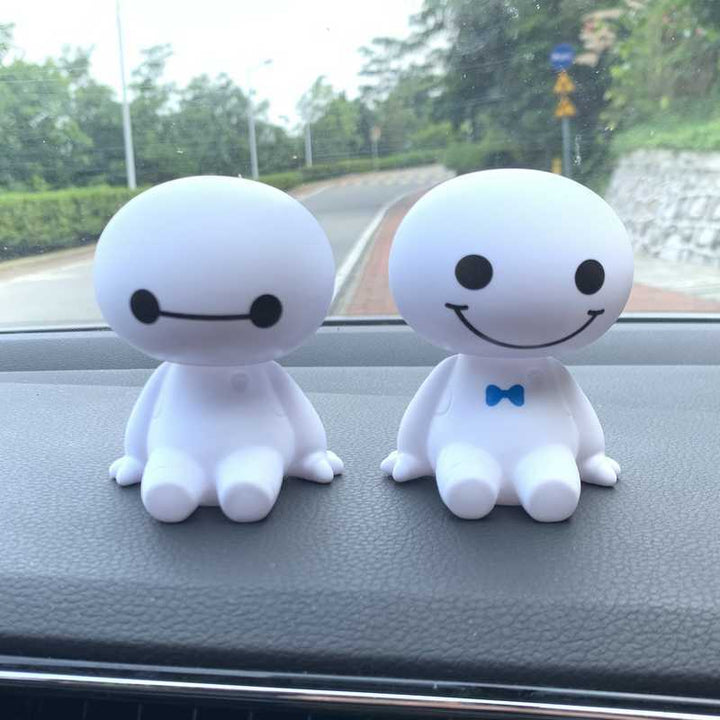 Figurine Baymax Robot Tête Ressort - 0