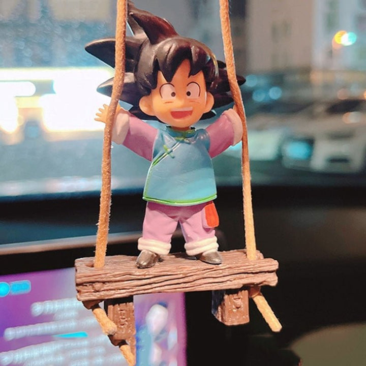 Figurine Dragon Ball Balançoire Rétroviseur Voiture - 0