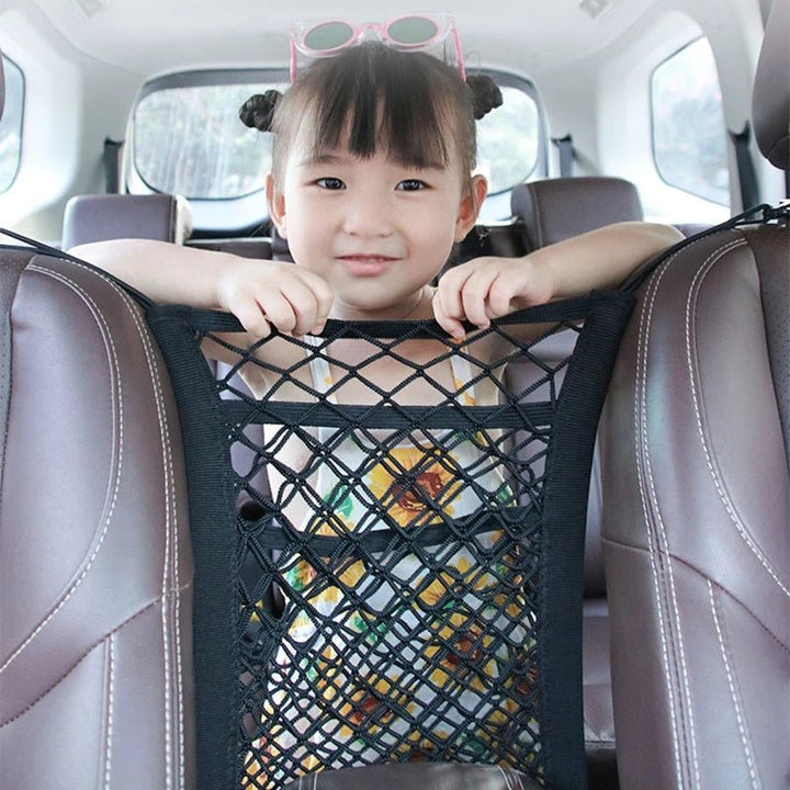 Organisateur de Sièges Voiture Filet Maille Élastique - 