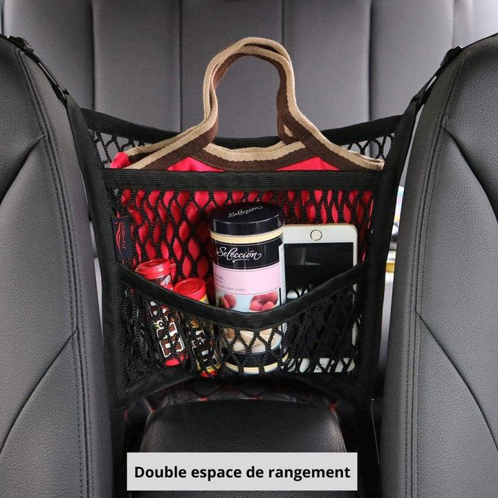 Organisateur de Sièges Voiture Filet Maille Élastique - 