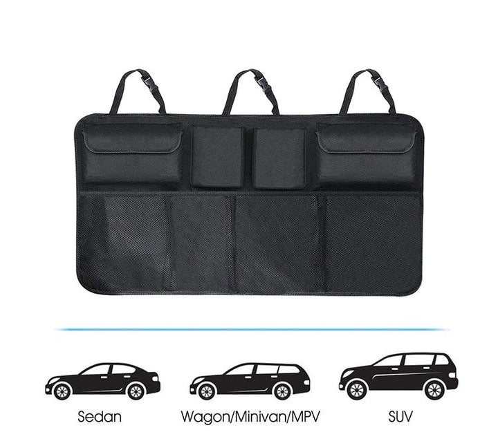 Organisateur Voiture Housse Rangement de Coffre - 