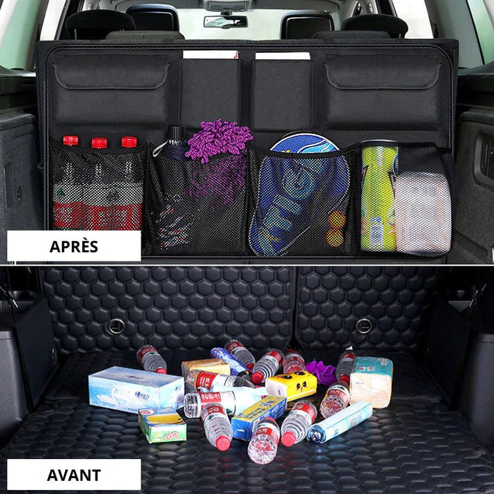 Organisateur Voiture Housse Rangement de Coffre - 