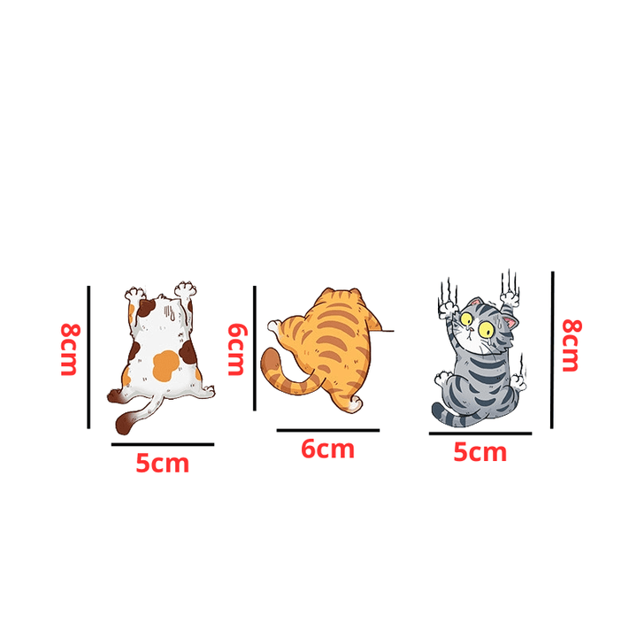 Stickers pour Voiture Chats Mignons Créatifs - 0