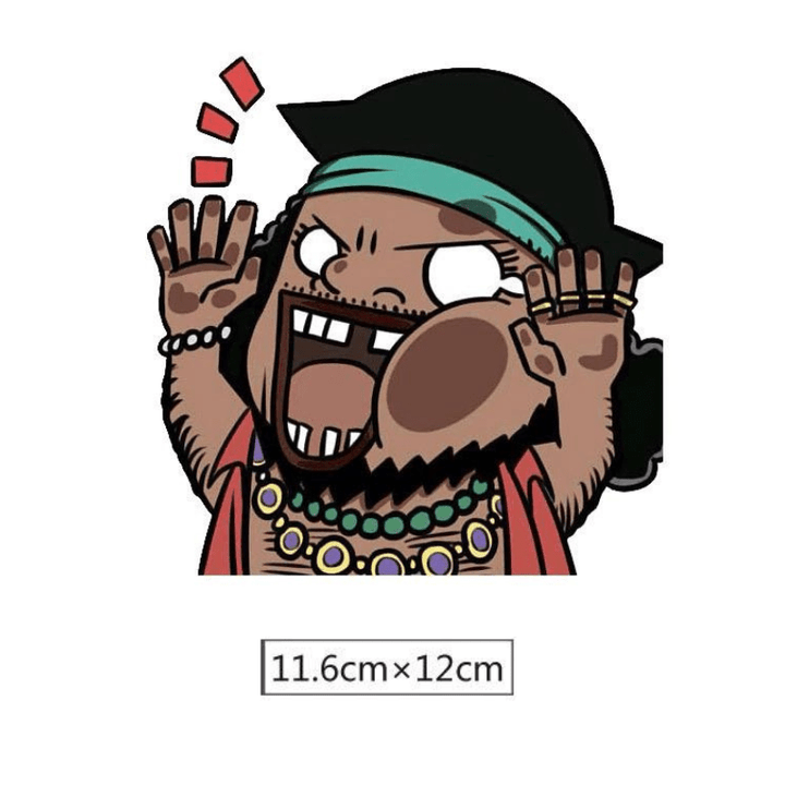 Stickers Voiture One Piece Smash Collection - 