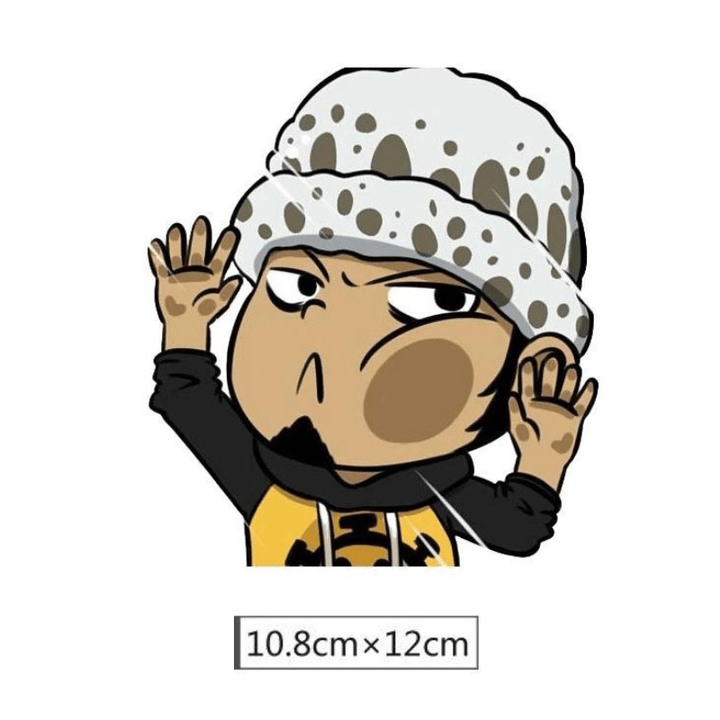 Stickers Voiture One Piece Smash Collection - 