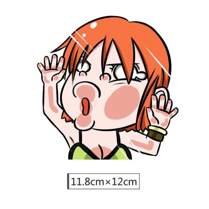 Stickers Voiture One Piece Smash Collection - 