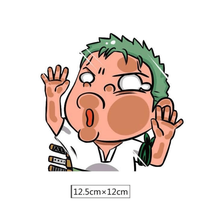Stickers Voiture One Piece Smash Collection - 