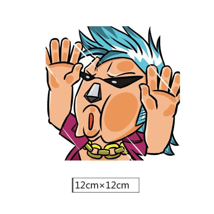 Stickers Voiture One Piece Smash Collection - 